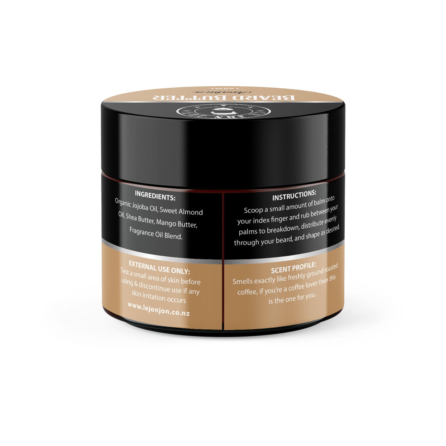 arabica beard butter back