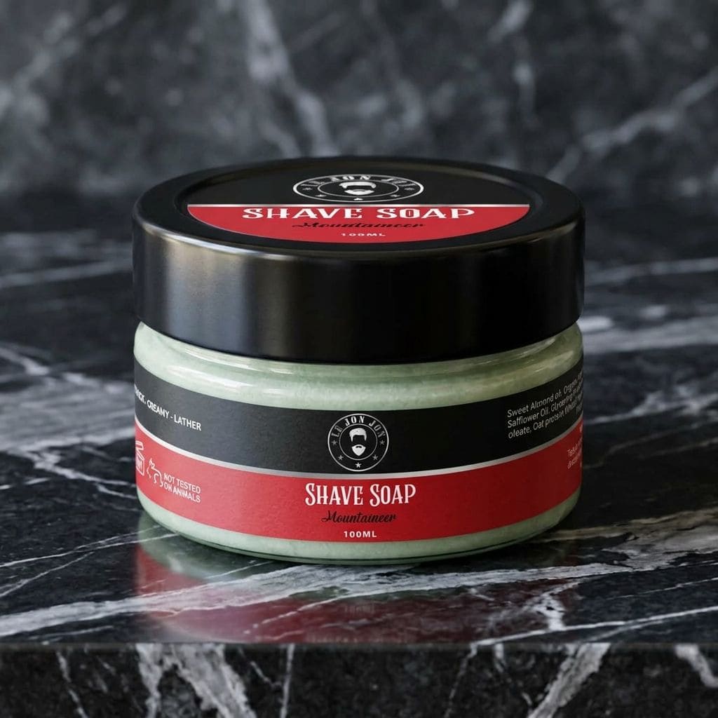 Mountaineer shave soap lifestyle image