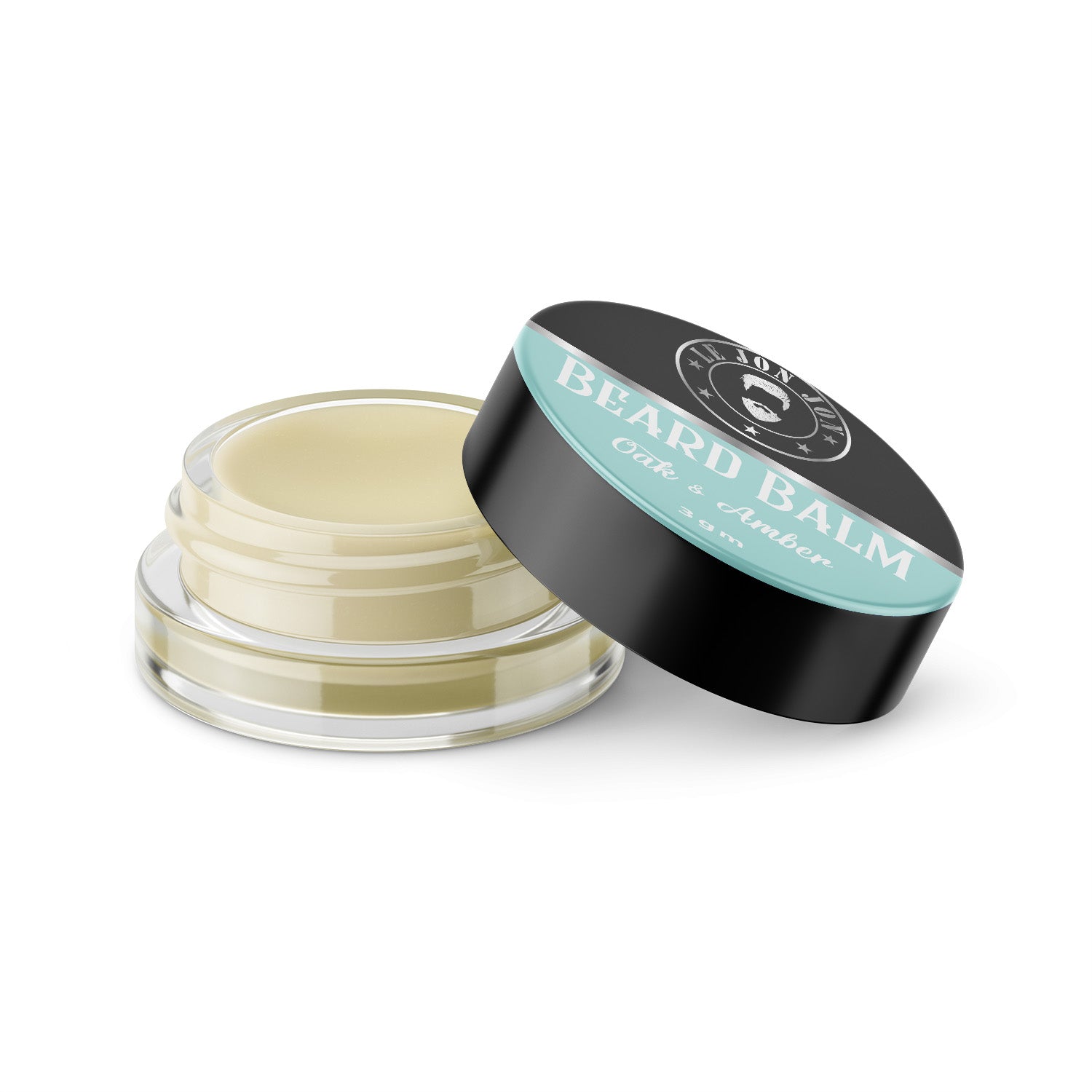 oak and amber beard balm sample