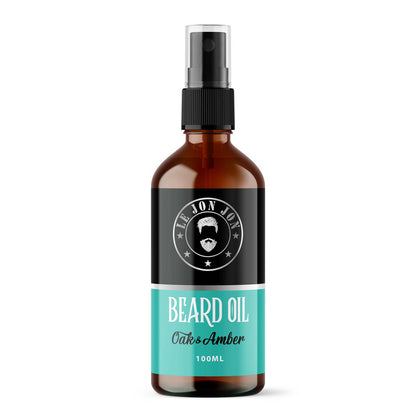 Oak & Amber 100ml bottle of beard oil