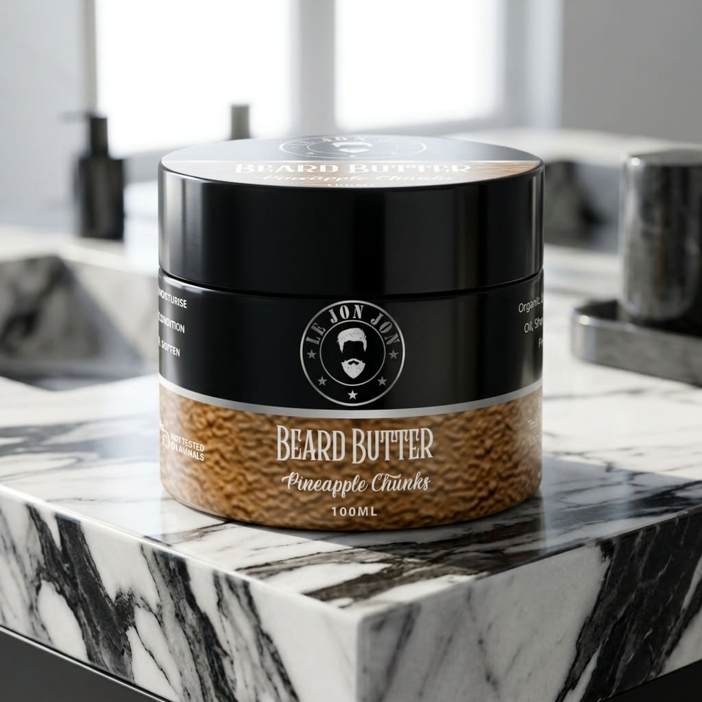 PIneapple Chunks Beard Butter lifestyle image
