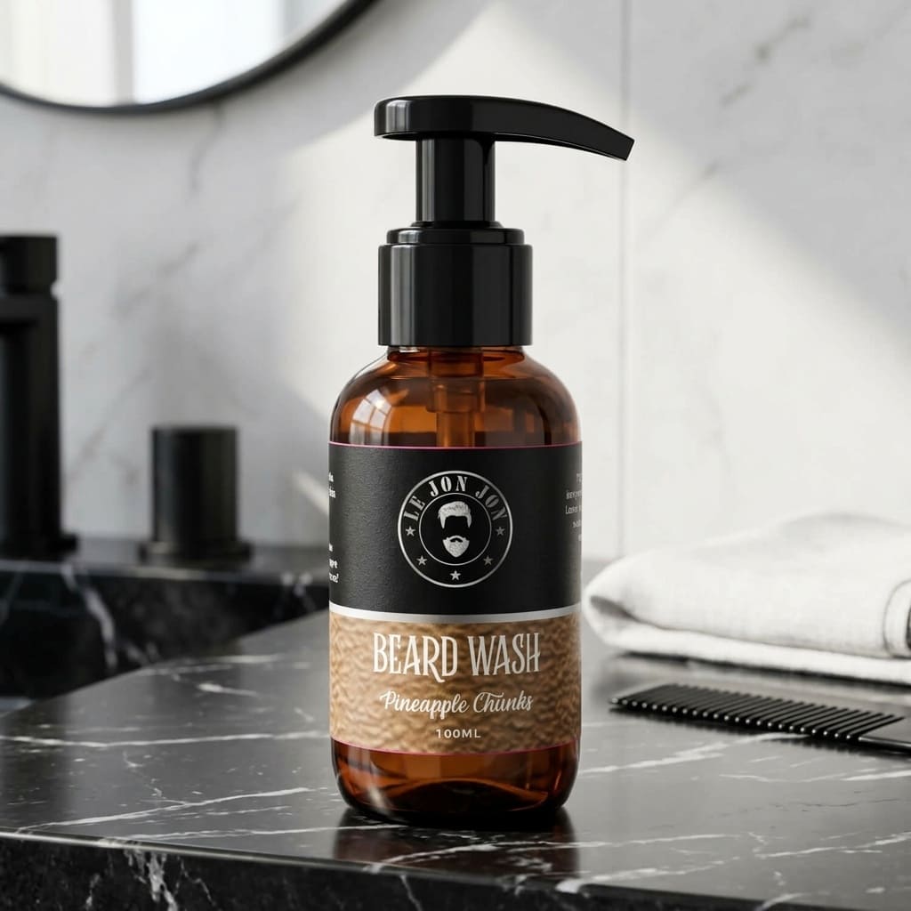 Pineapple Chunks beard wash lifestyle image