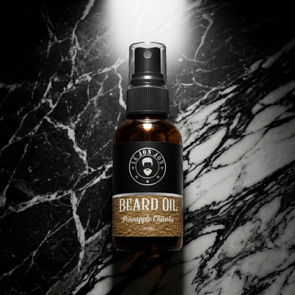 Pineapple chunks beard oil lifestyle image top