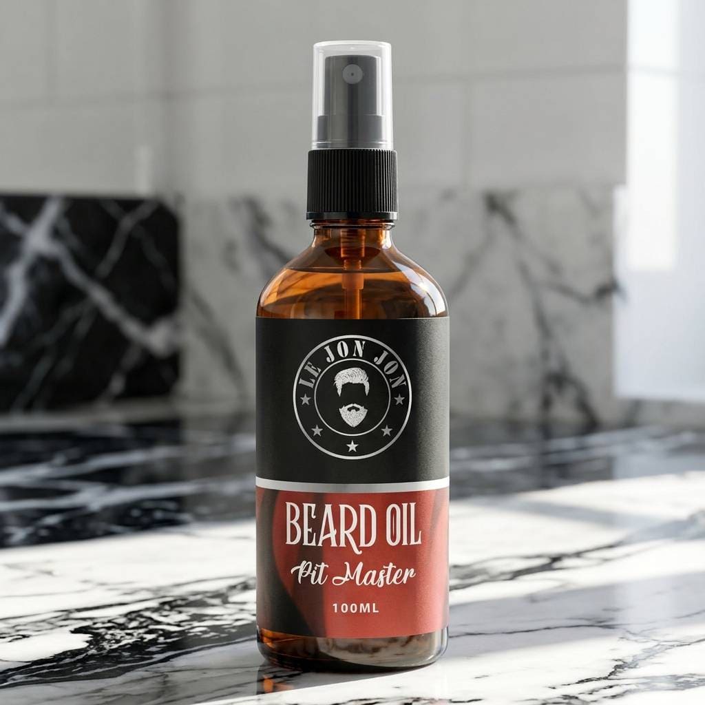 Pitmaster 100ml beard oil lifestyle image