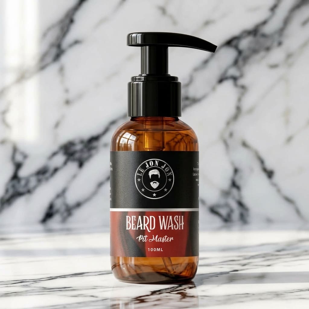 Pitmaster beard wash lifestyle image