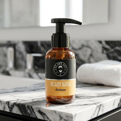 Scotsman beard wash lifestyle image