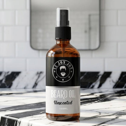 Unscented 100ml beard oil lifestyle image