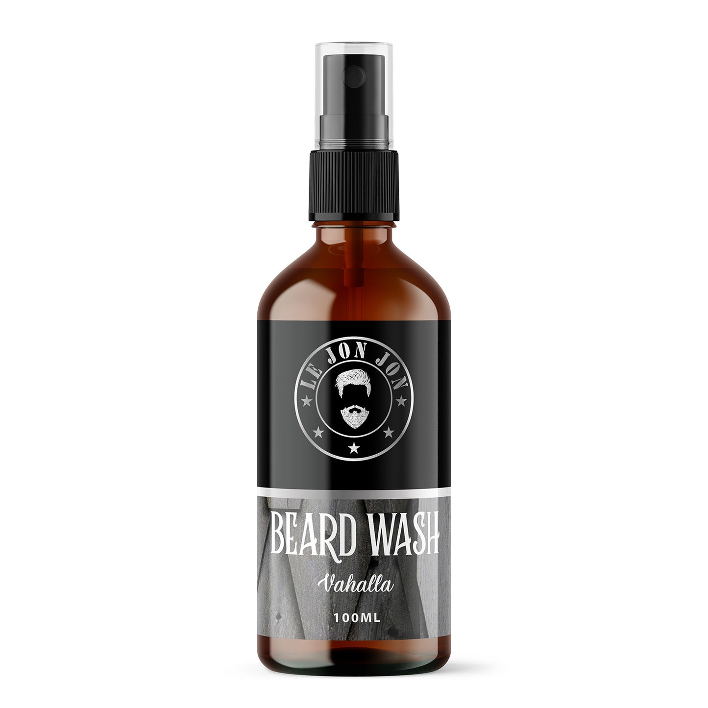 Valhalla 100ml beard wash bottle