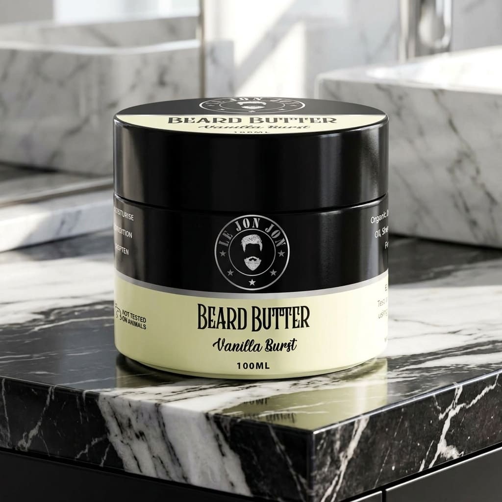 Vanilla Burst beard Butter lifestyle image