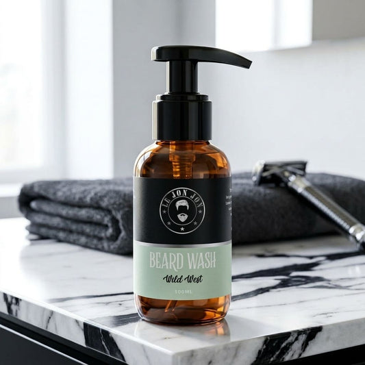 Wild West beard wash lifestyle image