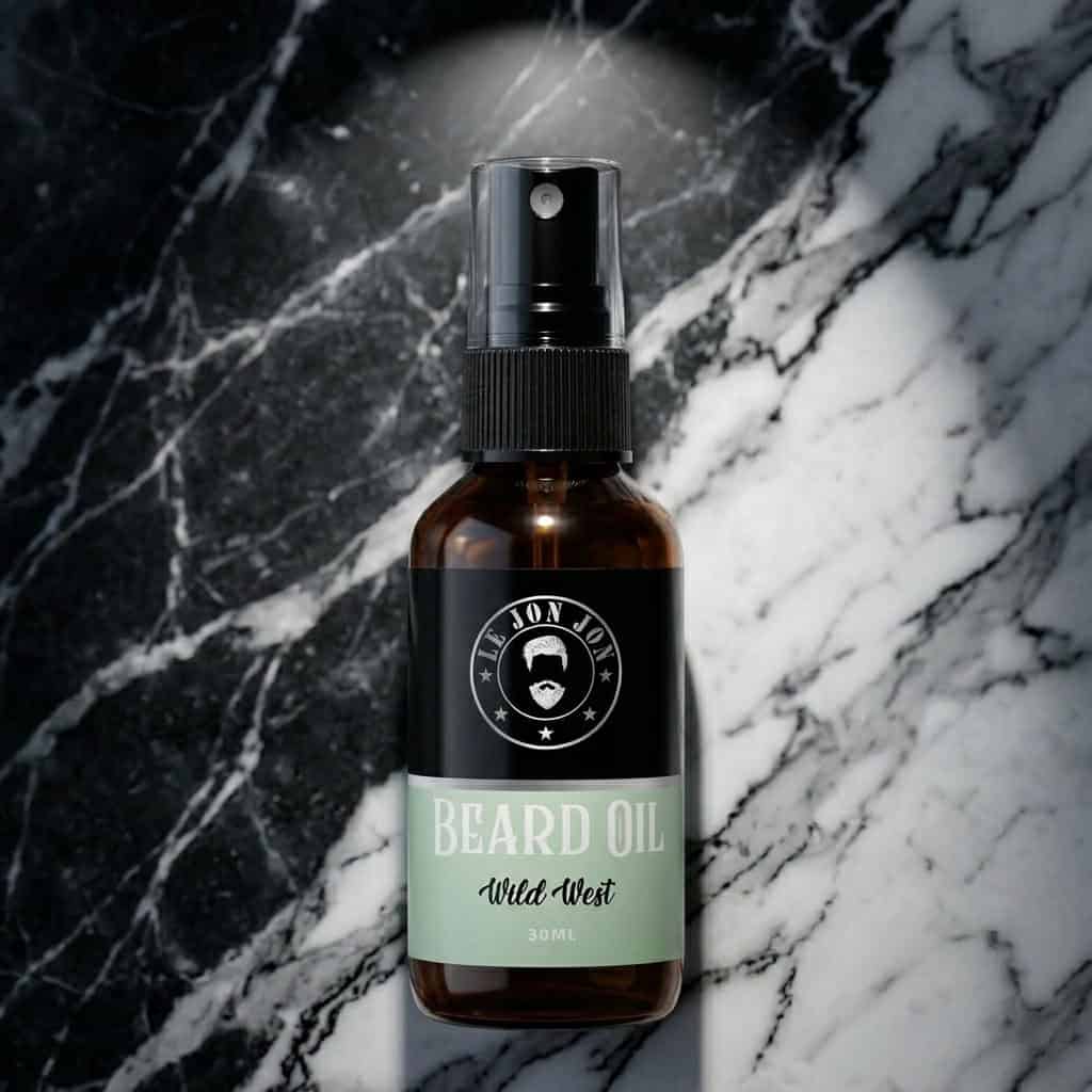 Wildwest beard oil lifestyle image top