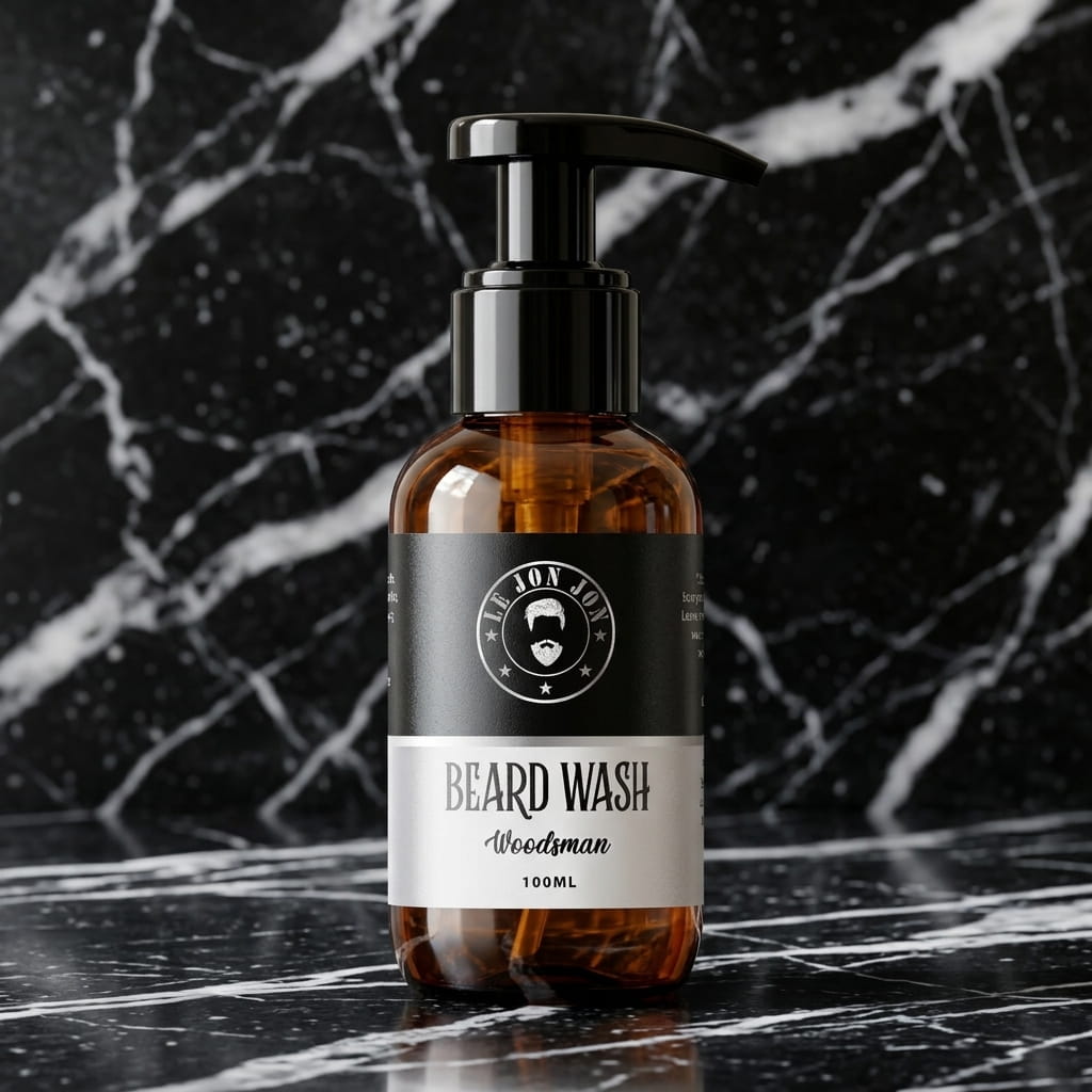 Woodsman Beard Wash lifestyle image