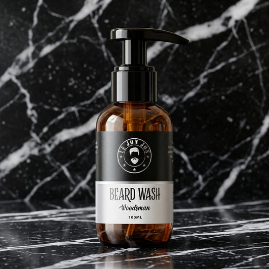 Woodsman Beard Wash lifestyle image