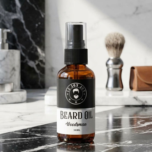 Woodsman beard oil lifestyle image