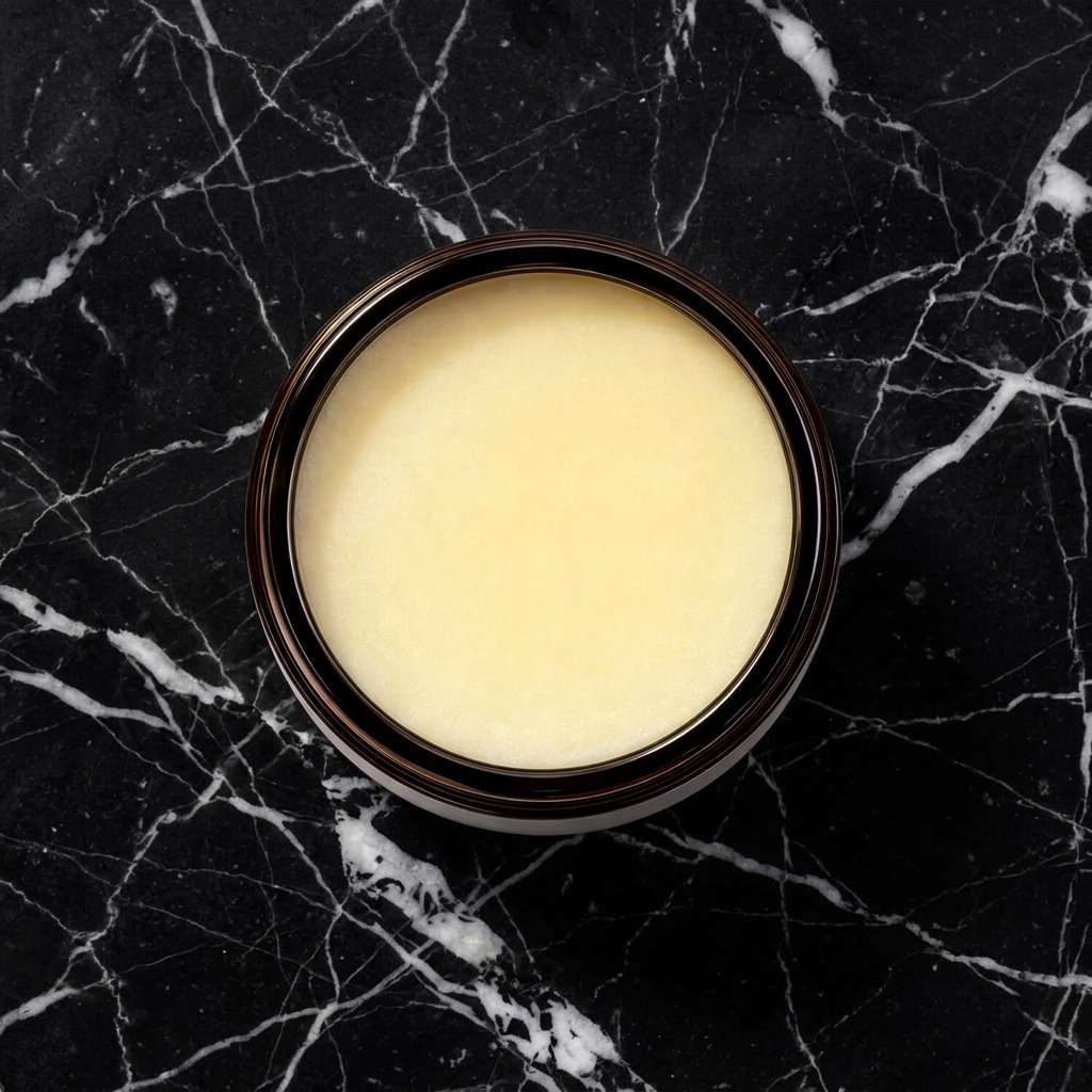 beard balm top view