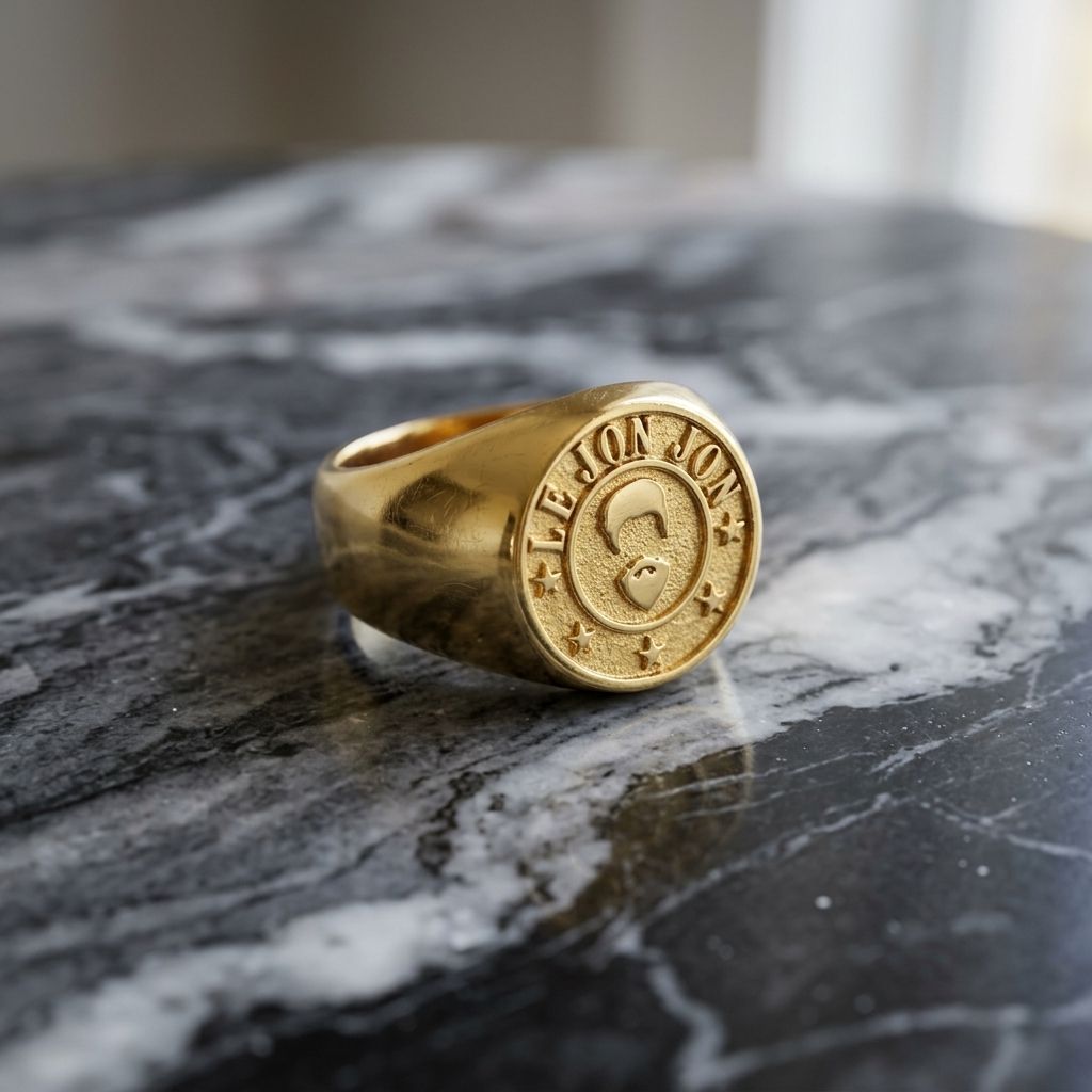 beard signet ring gold lifestyle image