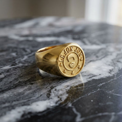 beard signet ring gold lifestyle image