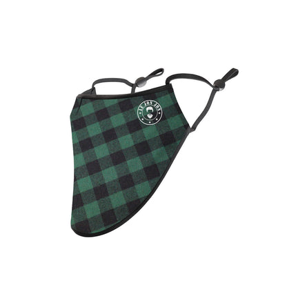 Green Plaid Beard mask