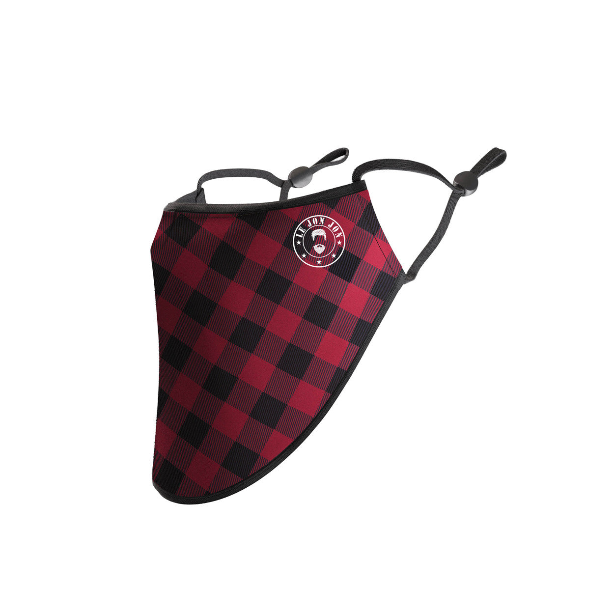 red Plaid Beard mask